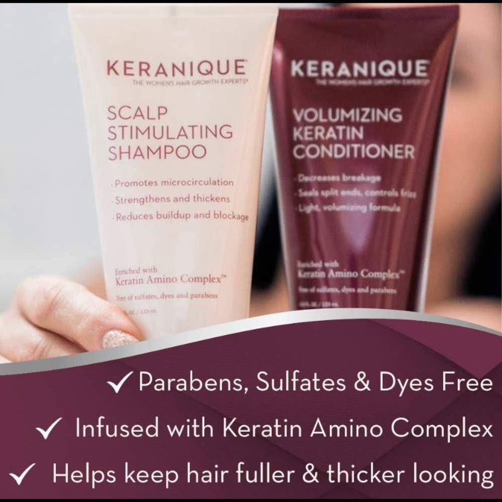 Keranique Keratin Shampoo & Conditioner Set - Picture 2 of 8